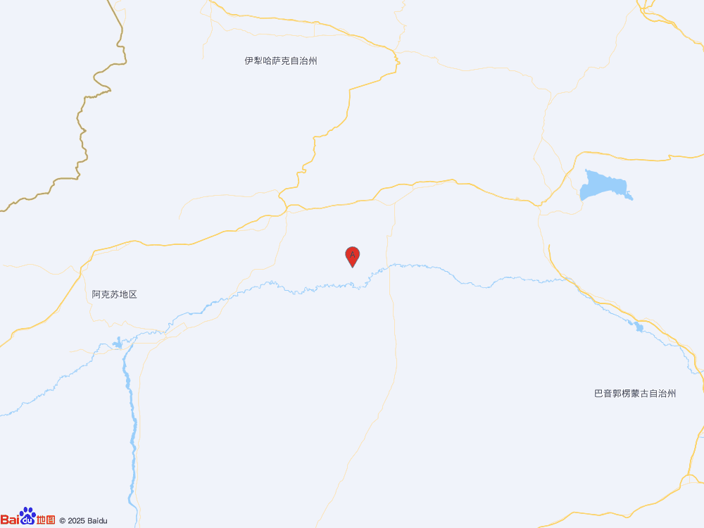 新疆阿克苏地区库车市发生3.8级地震