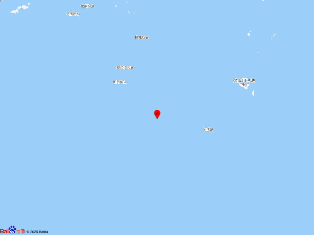 斐济群岛以南海域发生5.8级地震